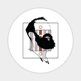 Beard aesthetics version 3 Magnet